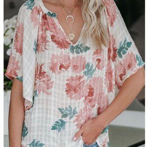 Honeysuckle Sweet Floral Top
